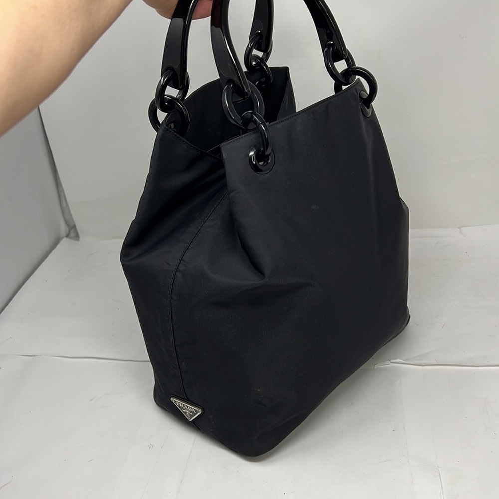 Prada Tessuto Nylon Handle Tote Hand Bag - Picture 3 of 16